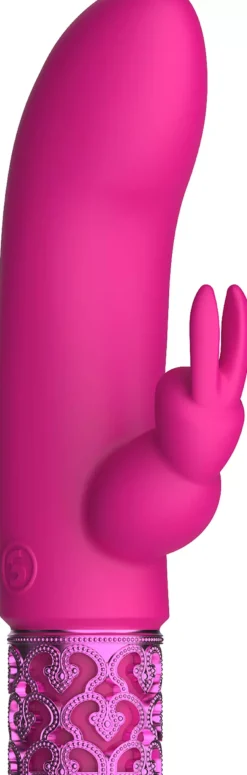 ShotsRoyal Gems Dazzling Rechargeable Silicone Bullet Pink
