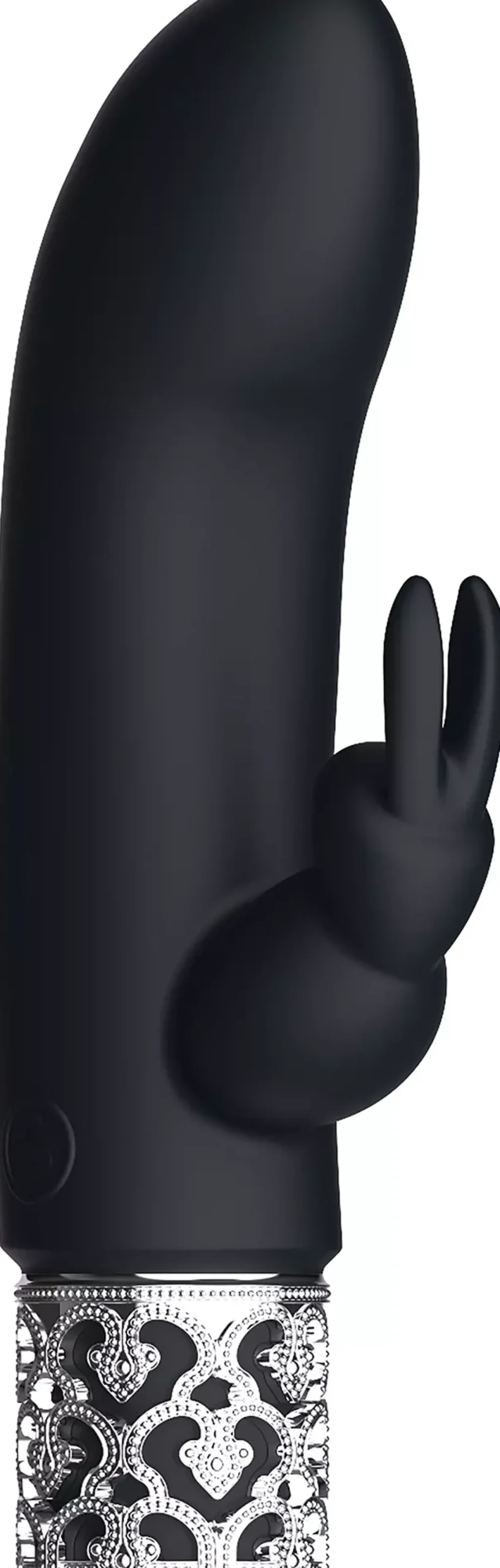 ShotsRoyal Gems Dazzling Rechargeable Silicone Bullet Black