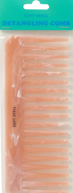 Soft Spell Marble Detangling Comb – Wide Tooth