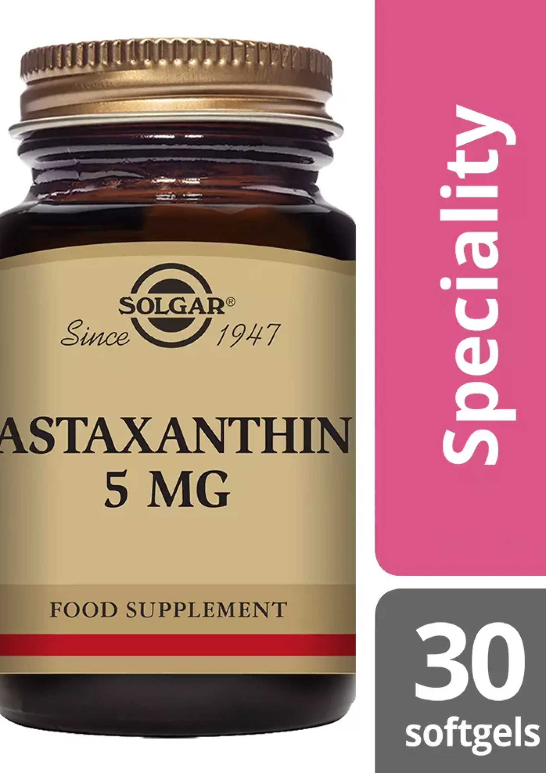 Solgar Astaxanthin Complex Softgels 5 mg 30 st