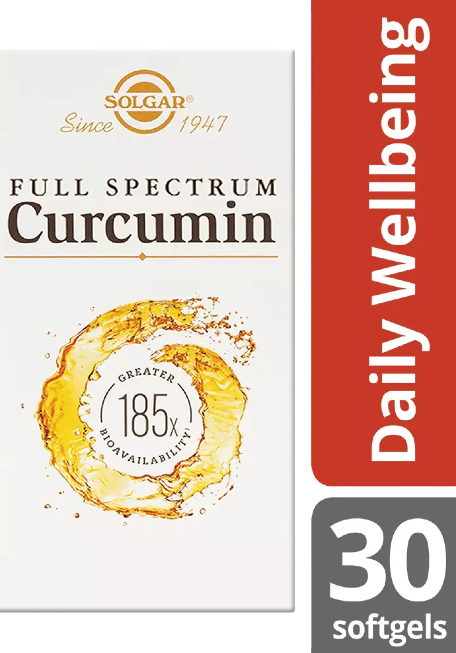 Solgar Full Spectrum Curcumin 185x Softgels 30 st