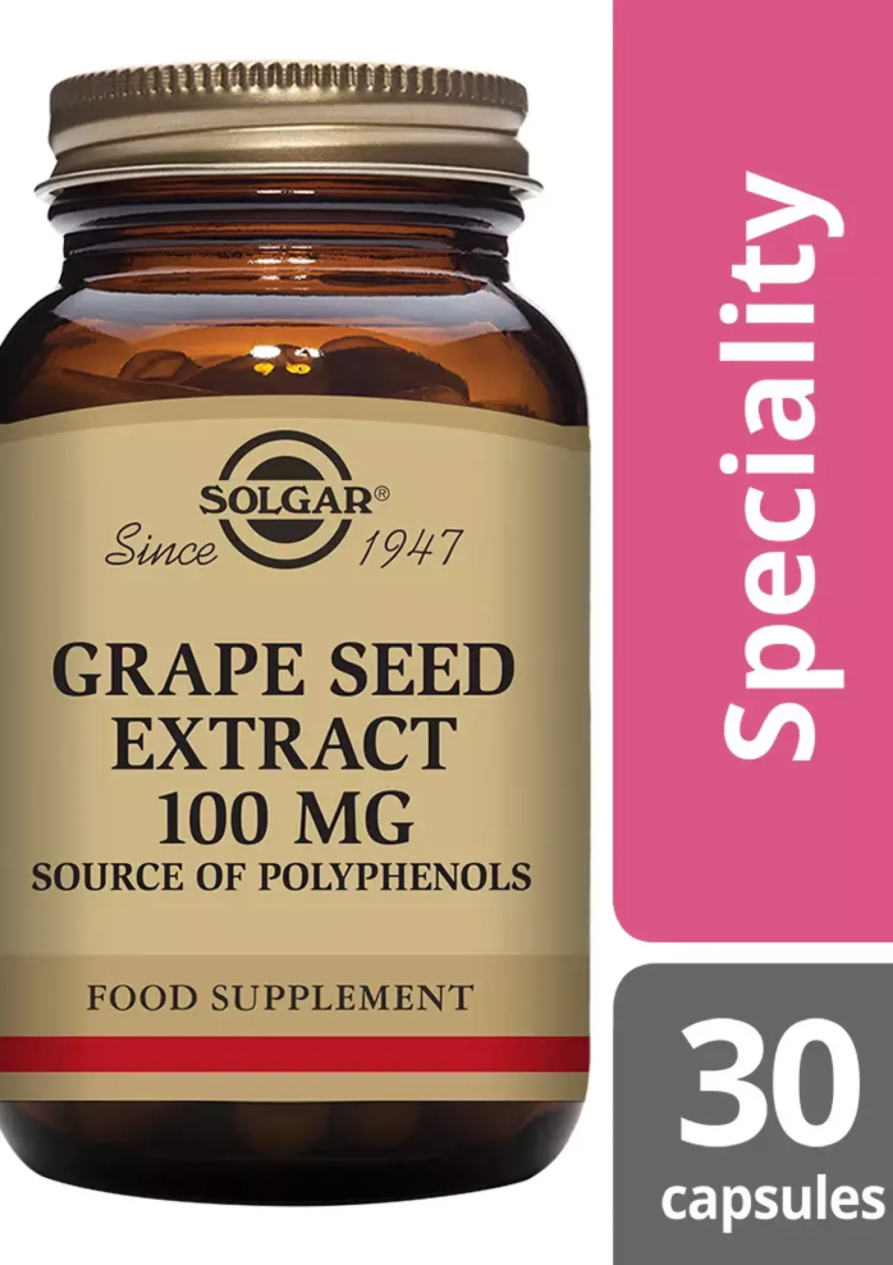 Solgar Grape Seed Extract 100 mg 30 st