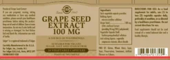 Solgar Grape Seed Extract 100 mg 30 st