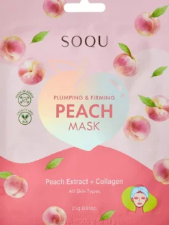 SOQU Peach Sheet Mask
