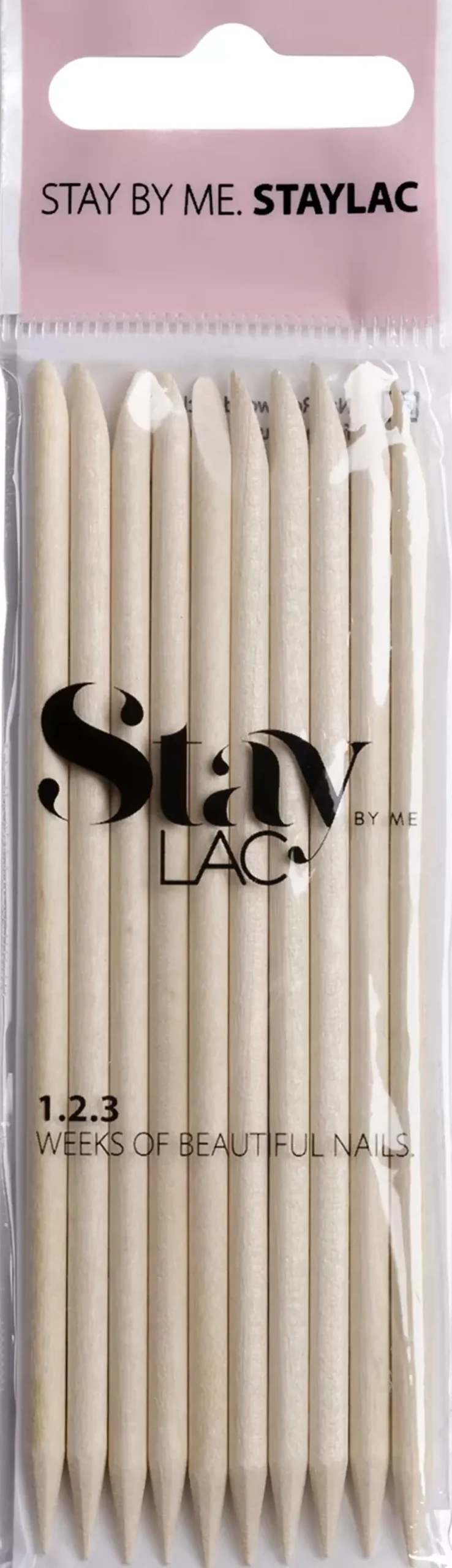 StayLAC Wooden Sticks Push Me Sticks 10 st