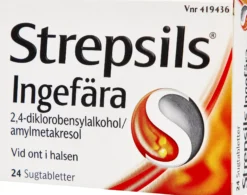 Strepsils Ingefära Sugtablett 36 st