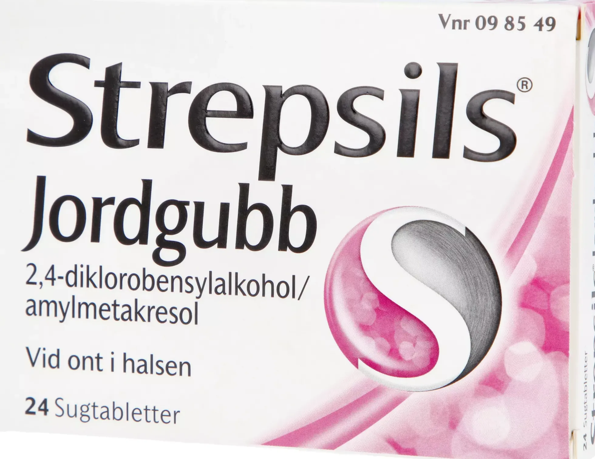 Strepsils Jordgubb Sugtablett 36 st