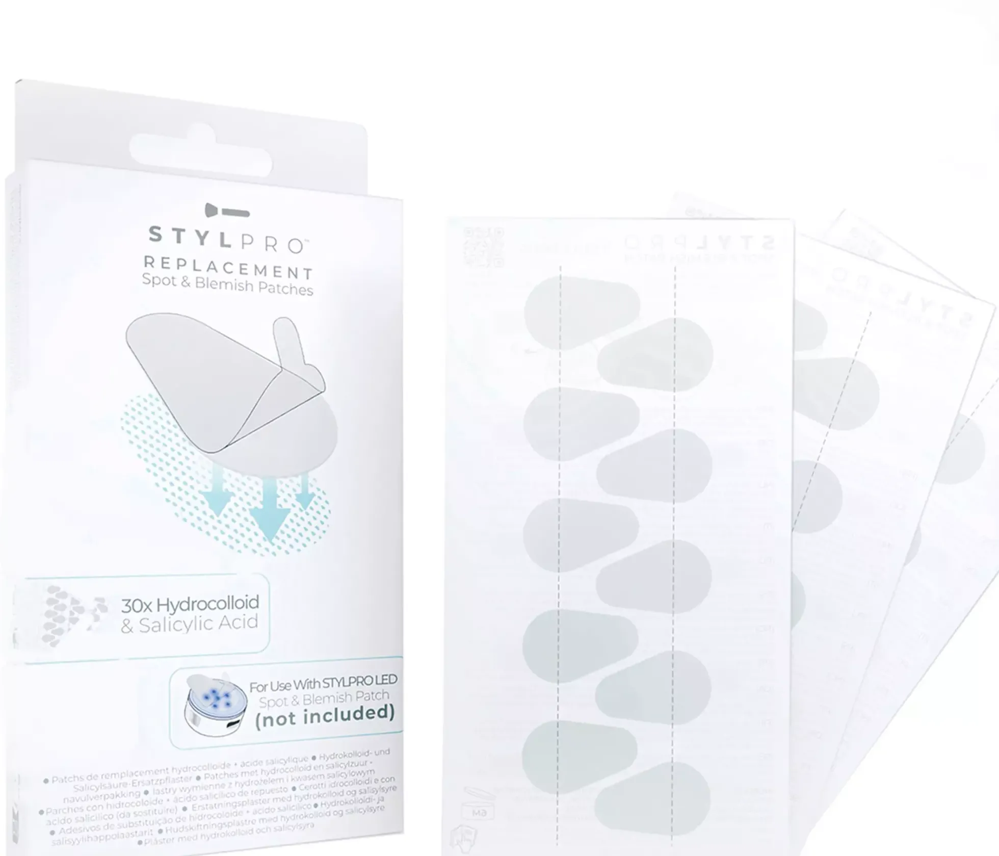 STYLPRO Hydrocolloid and Salicylic Acid Replacement Patches 30 st