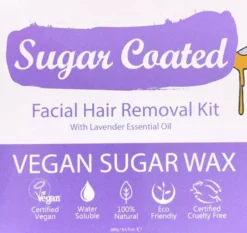 Sugar Coated Facial Hair Removal Kit With Lavender Essential 200 g