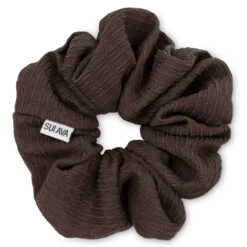 SUI AVA Ea Zig-Zag Scrunchie Chocolate