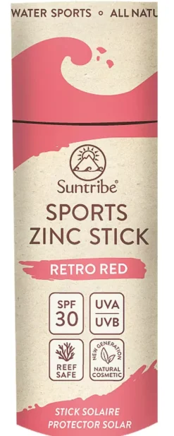 SuntribeActive & Sports Suntribe All Natural Sport Zinc Stick Spf 30 Retro Red