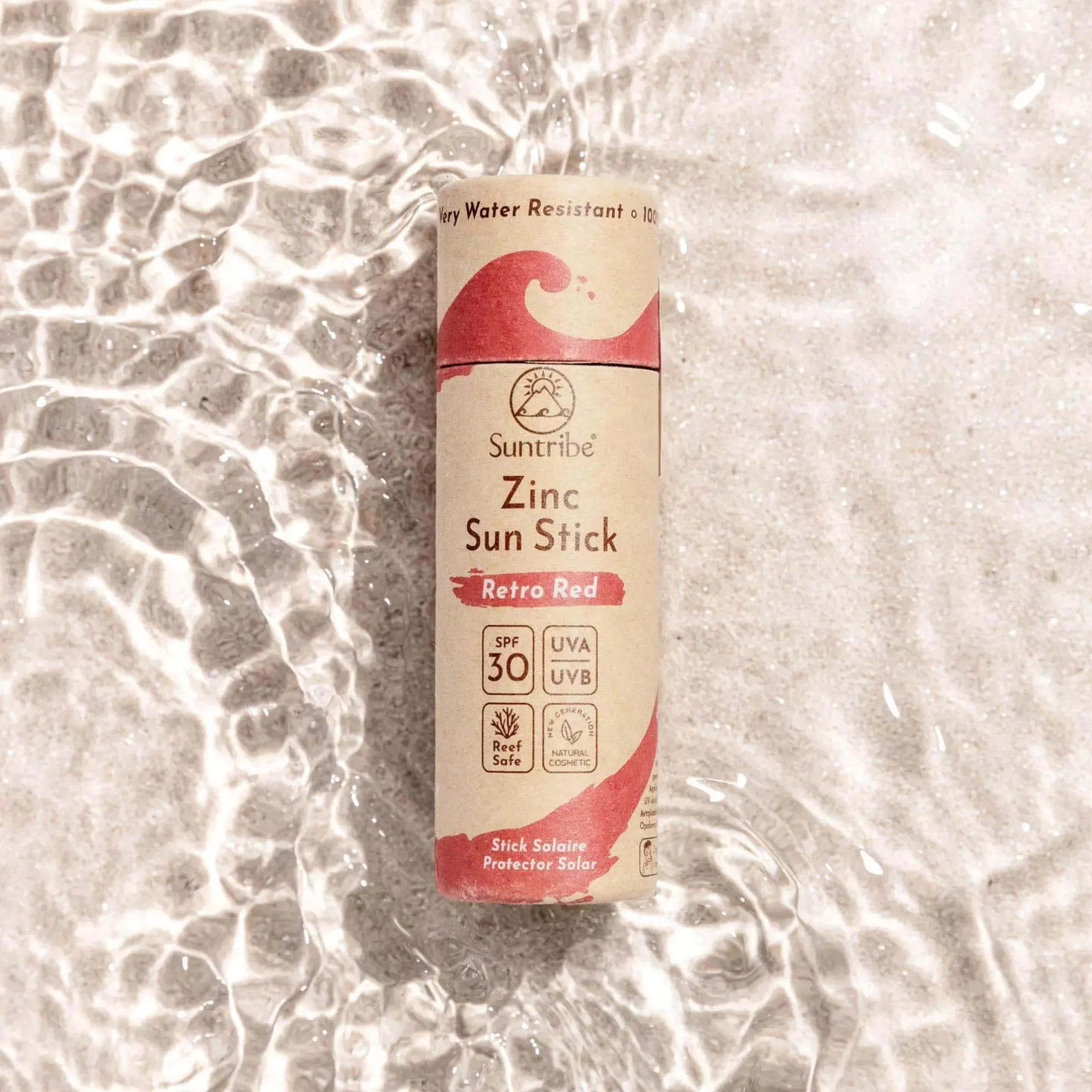 SuntribeActive & Sports Suntribe All Natural Sport Zinc Stick Spf 30 Retro Red