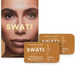 SWATI Cosmetics 1 Month Lenses Sandstone