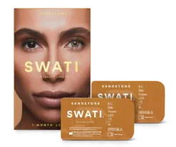 SWATI Cosmetics 1 Month Lenses Sandstone
