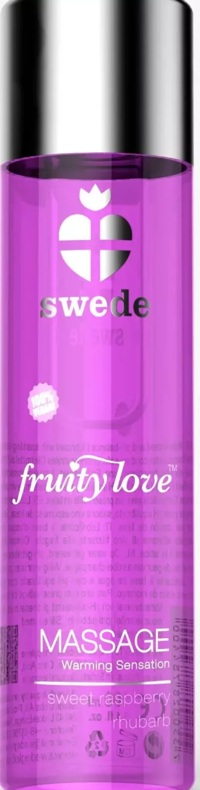 SwedeFruity Love Massage Sweet Raspberry Rhubarb 60 ml