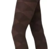 Swedish Stockings Rebecka Argyle Tights Dark Brown S
