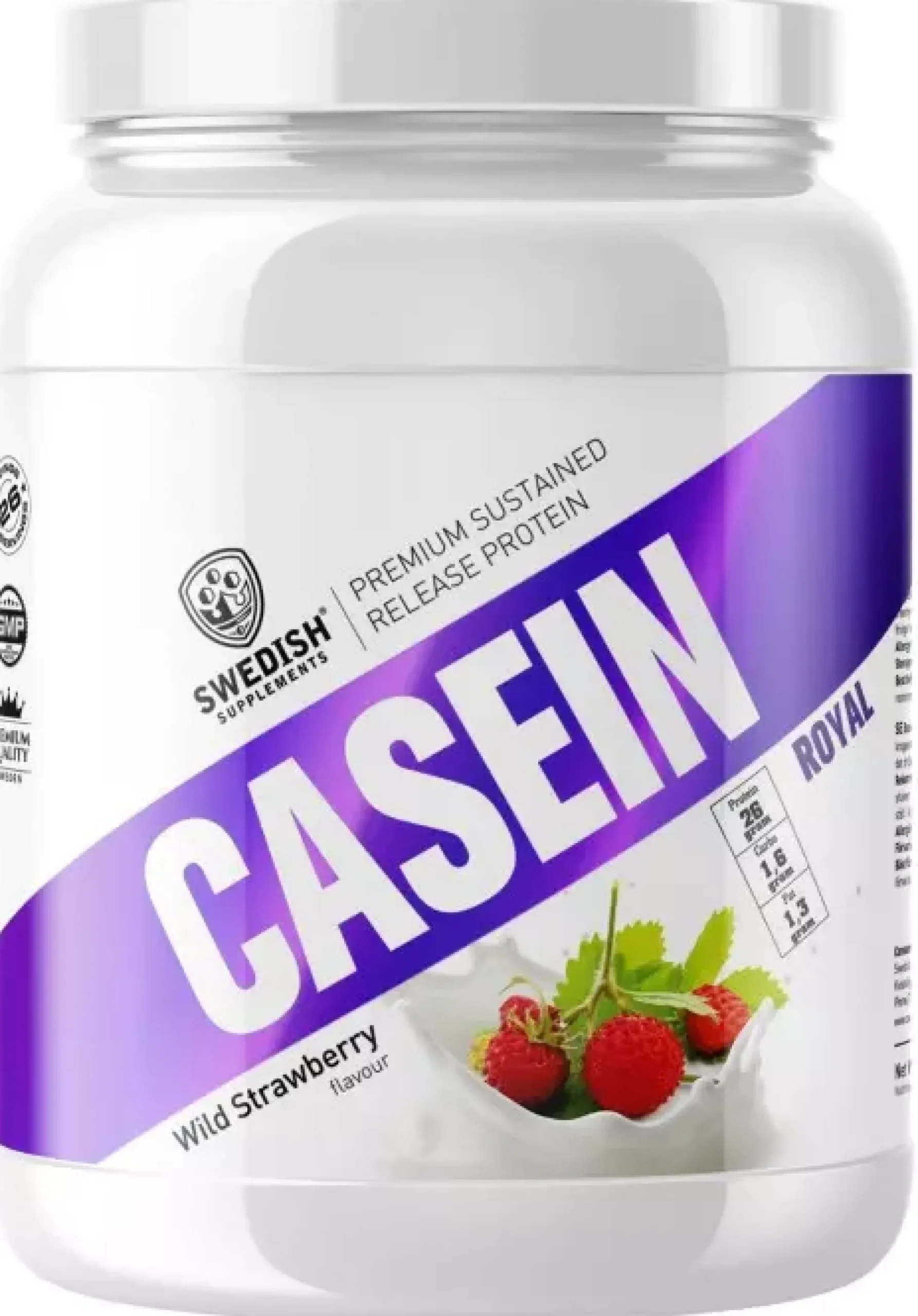 Swedish Supplements Casein Royal - Wild Strawberry 900 g