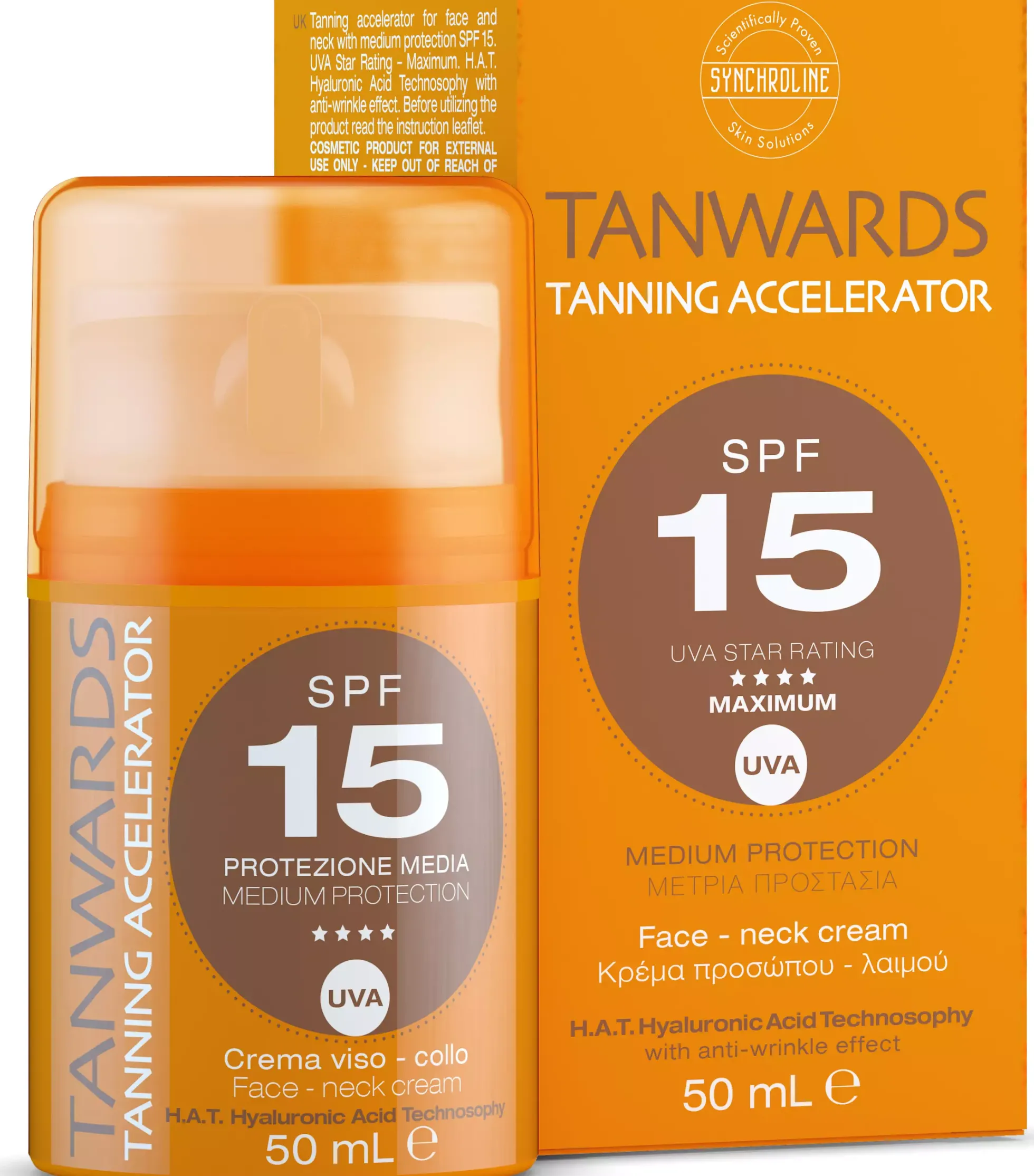 SynchrolineTanwards Face Spf 15 50 ml