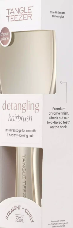 Tangle Teezer Detangler Regular Chrome Neo Gold