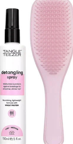 Tangle Teezer Everyday Bundle Detangling Spray 150 ml & The Ultimate Detangler Regular Pink