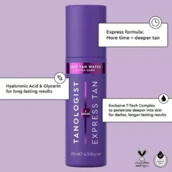 Tanologist Extra Dark Self Tanning Water 200 ml