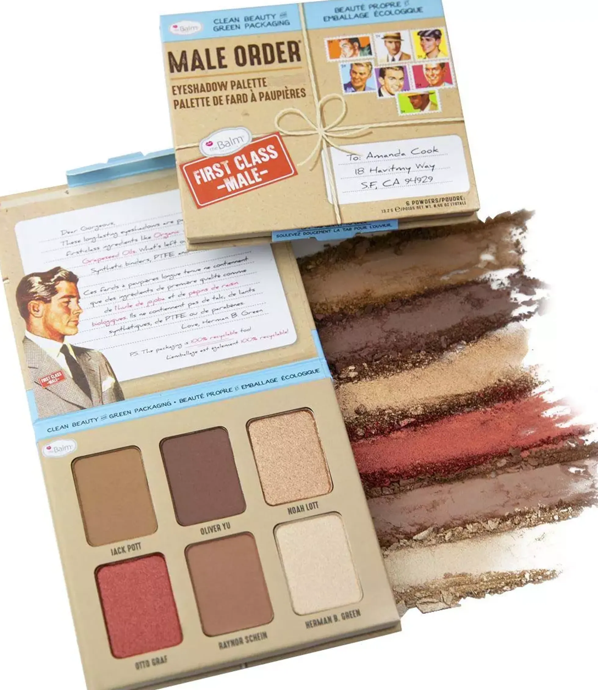the Balm Male Order First Class Eyeshadow Palette
