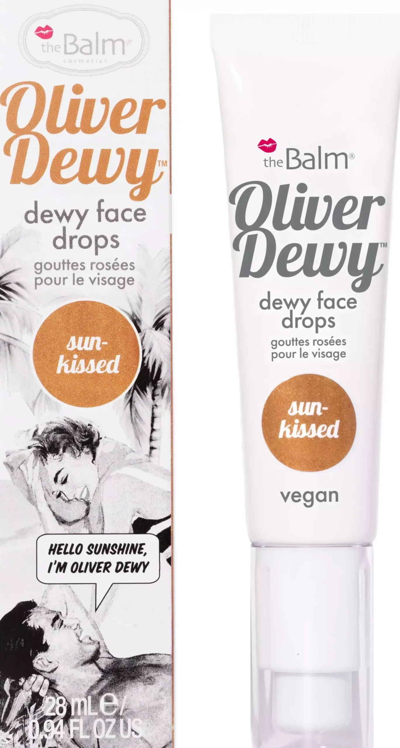 the Balm Oliver Dewy Face Drops Golden Glow