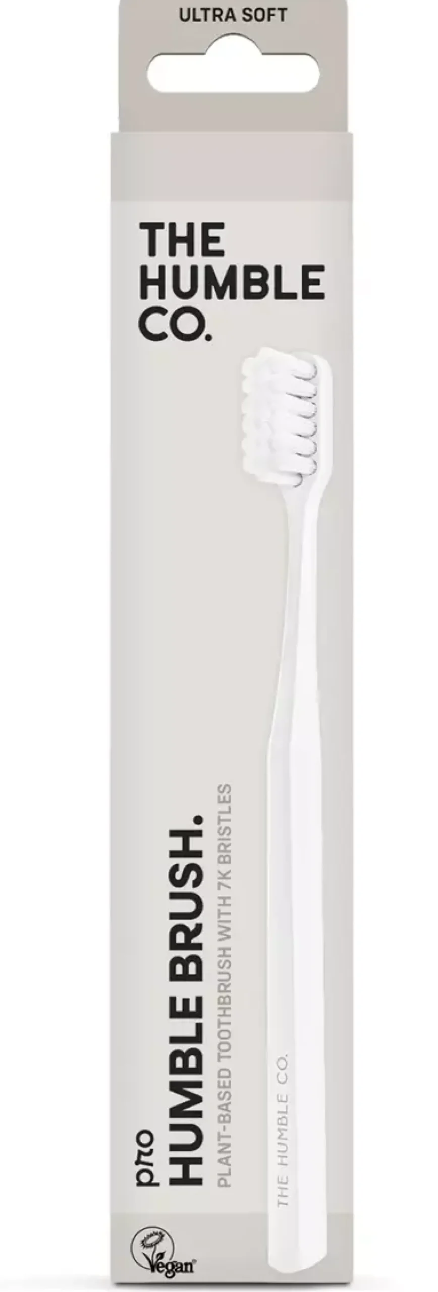 The Humble Co. Brush Plant-based - 7k bristles - Ultra soft White