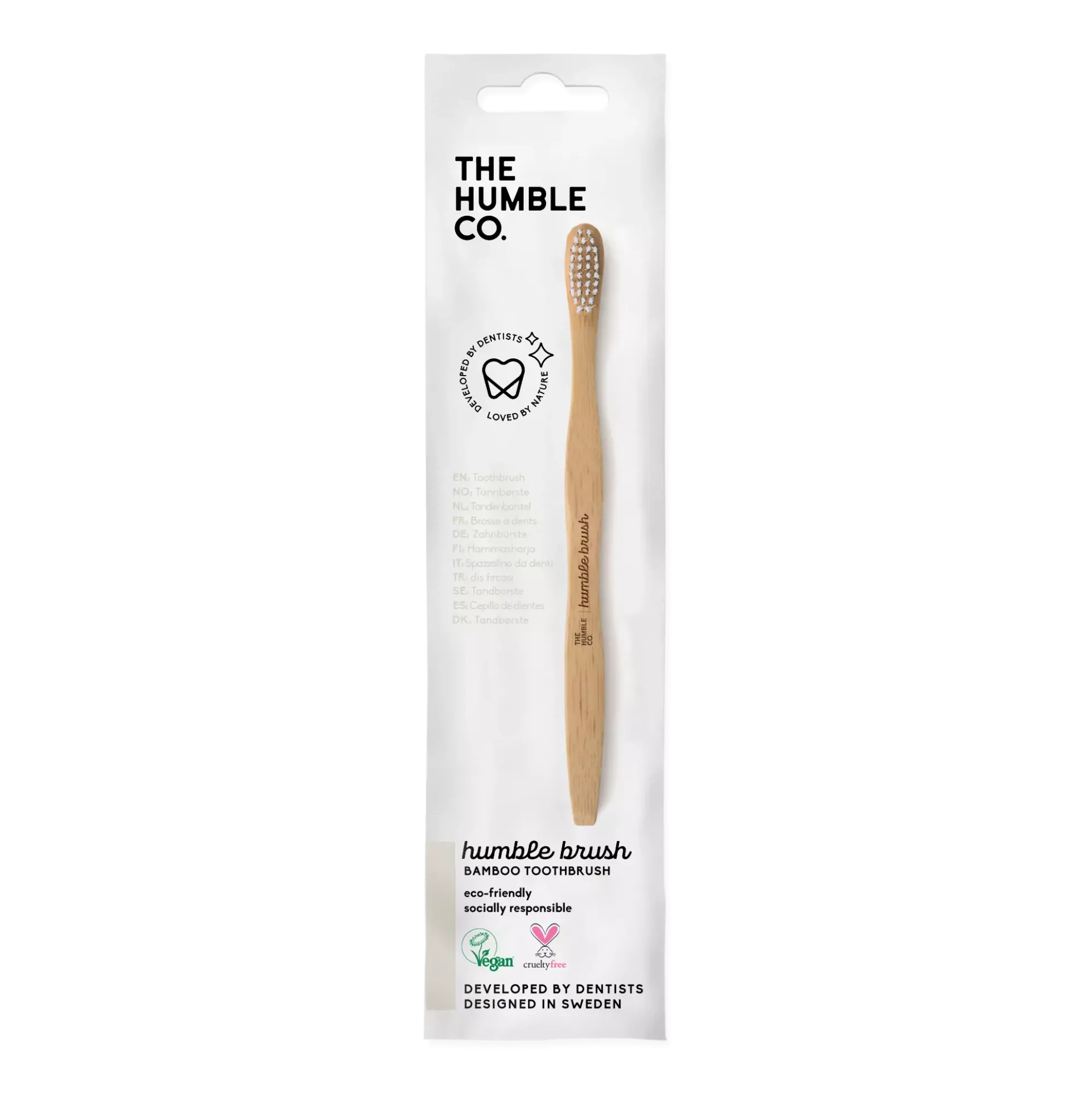The Humble Co. Flat Curved Adult Soft White