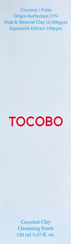 Tocobo Coconut Clay Cleansing Foam 150 ml