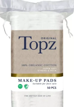 TopzPremium Square Make Up Pads 50 st