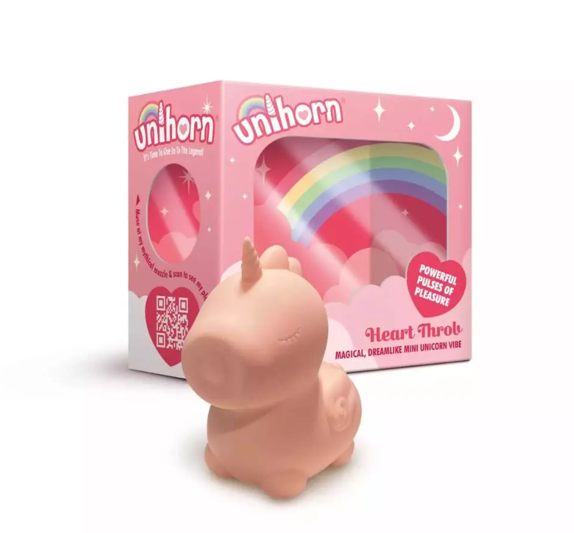 Unihorn Heart Throb Pulsating Clitoral Vibrator