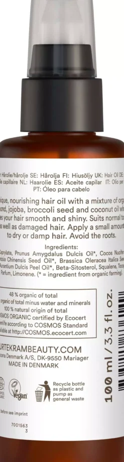 UrtekramCoconut Hair Oil Organic 100 ml