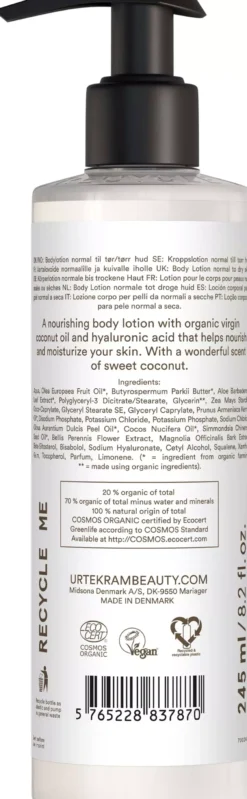 UrtekramCoconut Nourishing Body Lotion 245 ml
