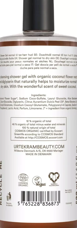 UrtekramCoconut Showergel 500 ml