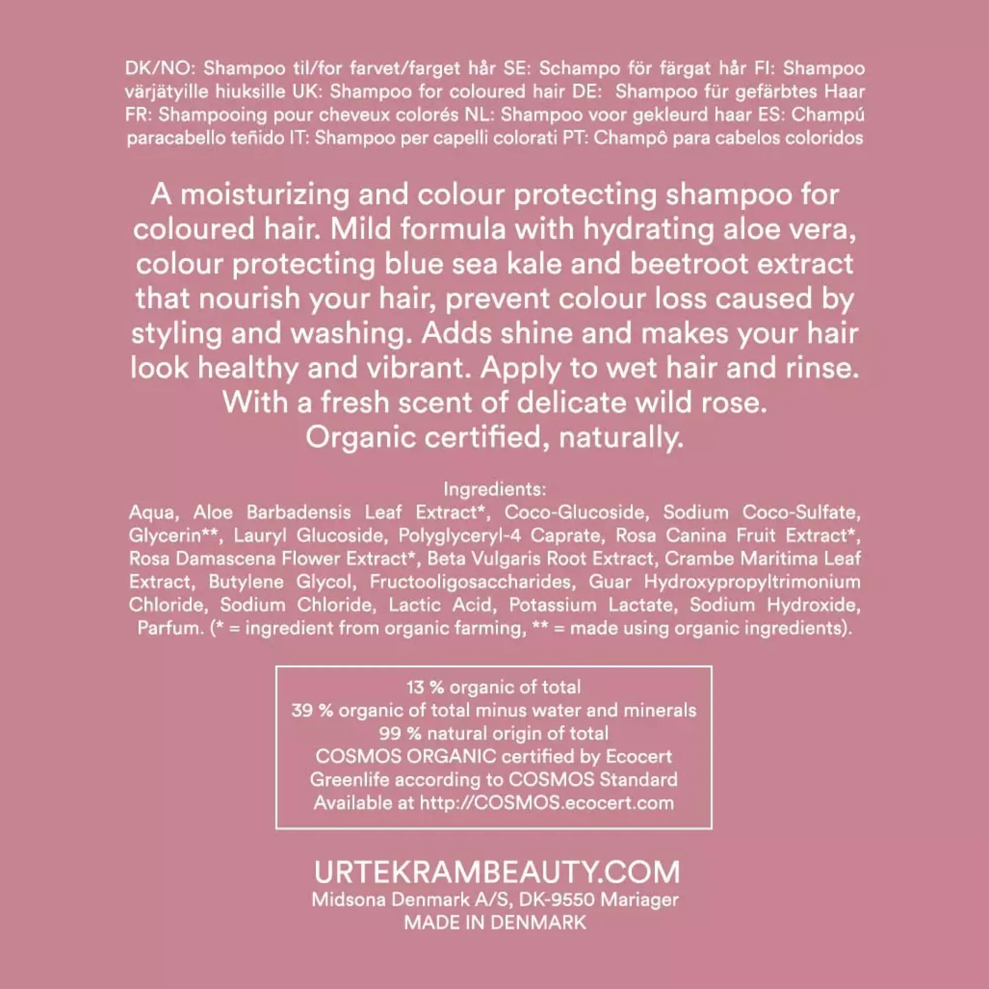 UrtekramSoft Wild Rose Dare to Dream Shampoo 250 ml