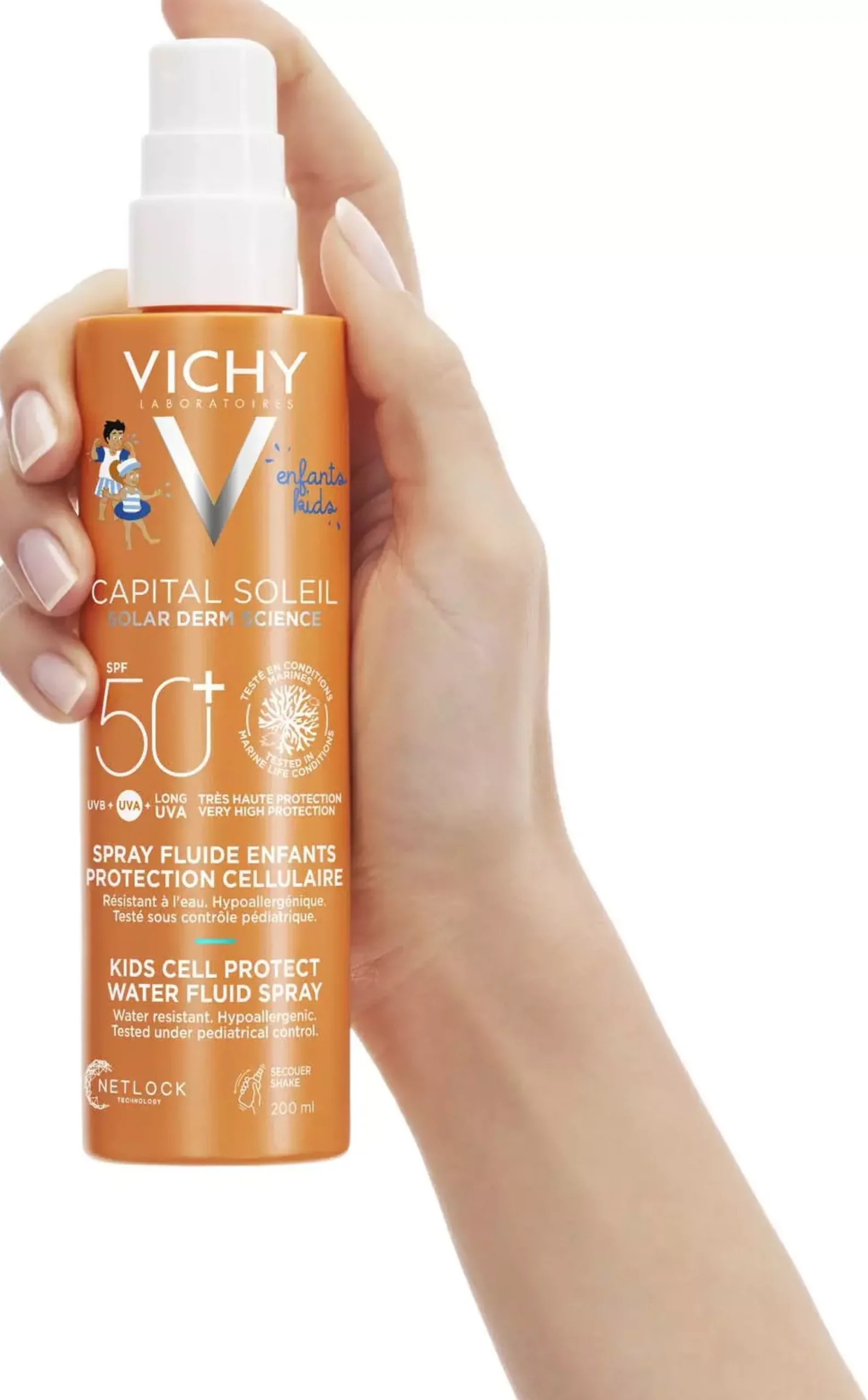 VICHYCapital Soleil Kids Cell Protect UV spray SPF50+ 200 ml