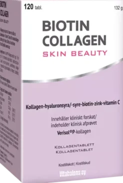 VitabalansSkin Beauty Biotin Collagen 120 st