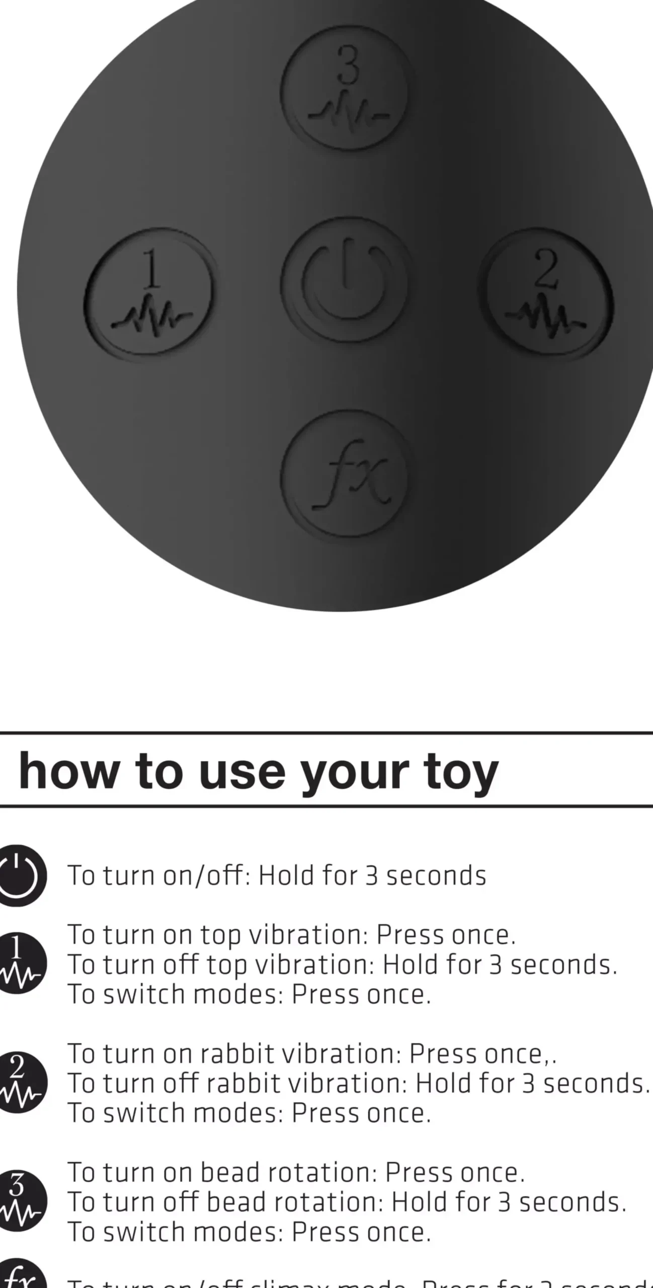VIVEVIVE Cato Pulse G-spot Rabbit Black