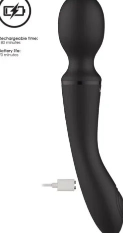 VIVEVIVE Enora Wand & Vibrator Black