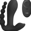 VIVEVIVE Kata Pulse Wave & Vibrating Double Penetration Vibrator Black