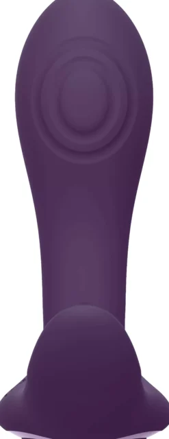 VIVEVIVE Kata Pulse Wave & Vibrating Double Penetration Vibrator Purple