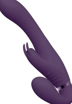 VIVEVIVE Suki Vibrating Strapless Strap-on Rabbit Purple