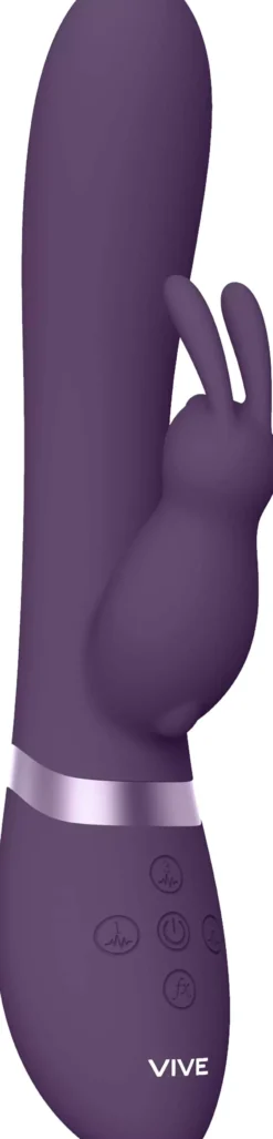 VIVEVIVE Taka Inflatable & Vibrating Rabbit Purple