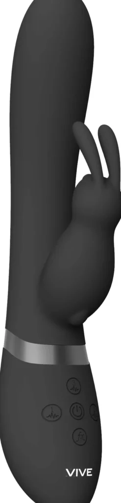 VIVEVIVE Taka Inflatable & Vibrating Rabbit Black