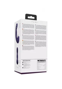 VIVE Yumi - Triple Motor G-Spot Finger Motion Vibrator and Flickering Tongue Stimulator - Purple