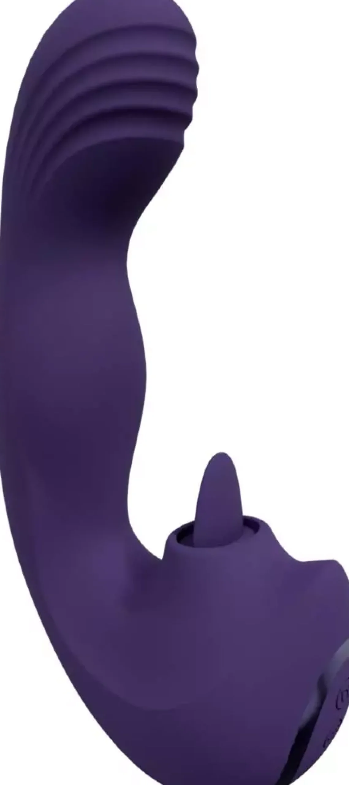 VIVE Yumi - Triple Motor G-Spot Finger Motion Vibrator and Flickering Tongue Stimulator - Purple