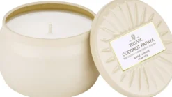 VoluspaCoconut Papaya Vermeil Petite Tin