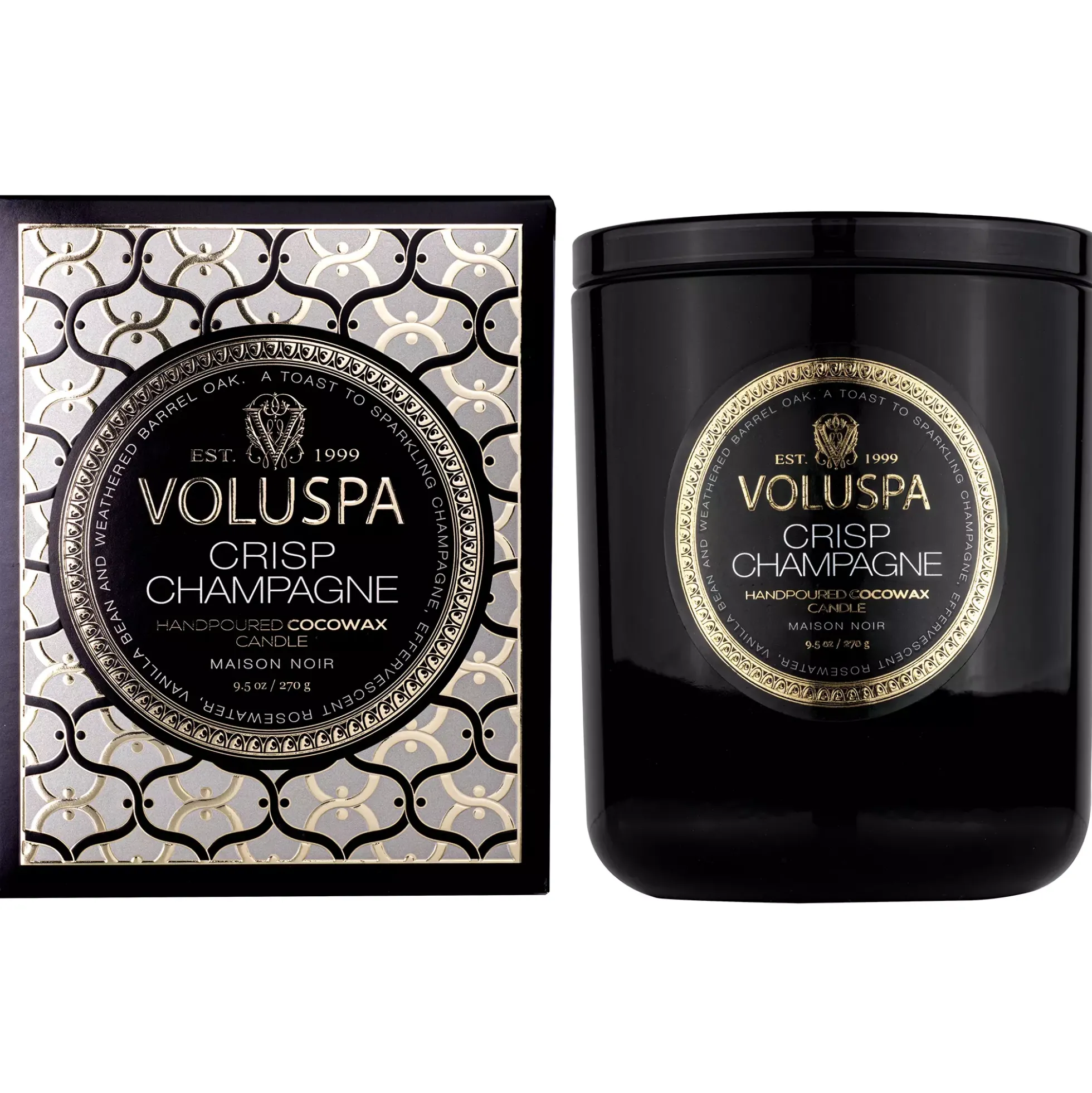 VoluspaCrisp Champagne Classic Boxed Candle 60h