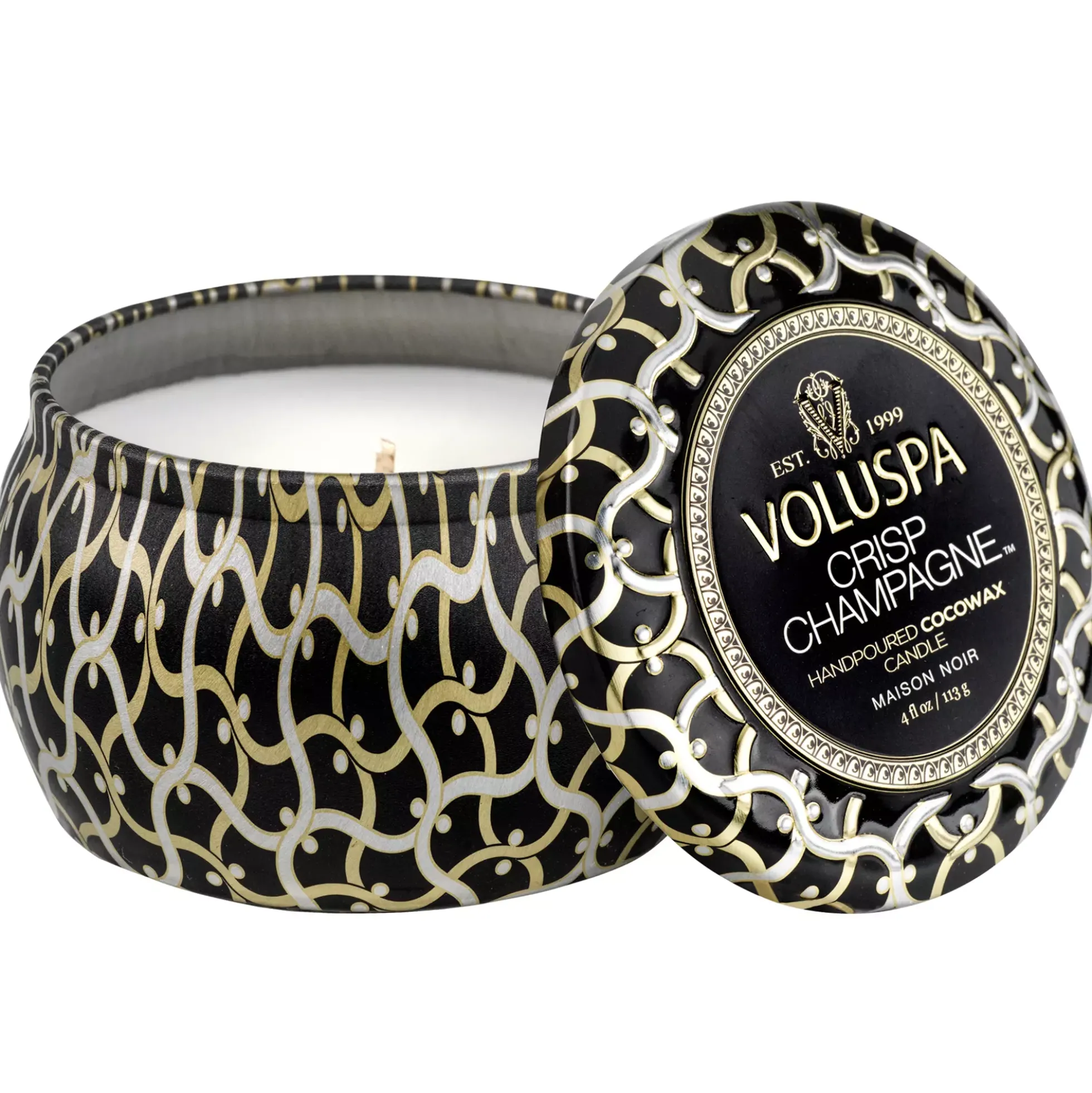 VoluspaCrisp Champagne Mini Tin Candle 25h